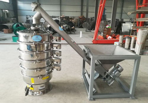 <b>振動(dòng)篩配套螺旋輸送機(jī)已發(fā)貨，許先生請(qǐng)查收！</b>