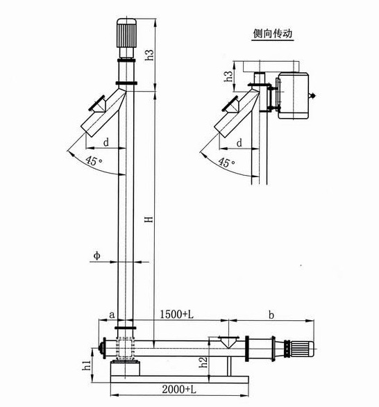 垂直螺旋輸送機(jī)原理
